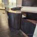 Granite Transaction Counter Round Reception Desk Bar and Cabs